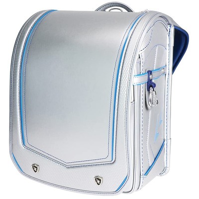 [Shun Pika] School Bag 03212 Boys Silver/Blue One Size Brand New