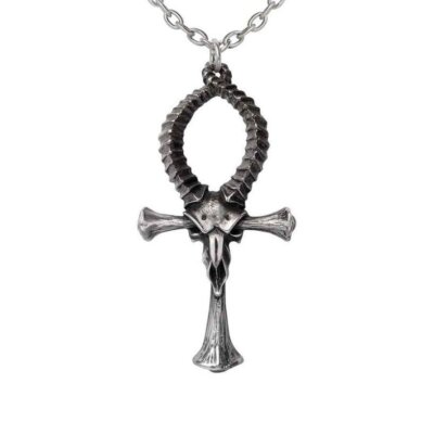 Alchemy Gothic Ankh Of Ammon Pewter Necklace   Local Stock   Gothic