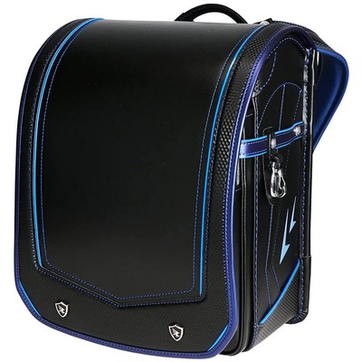 [Shun Pika] School Bag 03212 Boys Black/Blue One Size Brand New