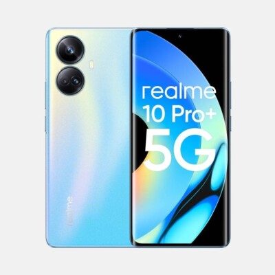 Realme 10 Pro+ 5G(RAM 8GB, 128GB)6.7''  108MP Camera Nebula Blue Googleplay Phone