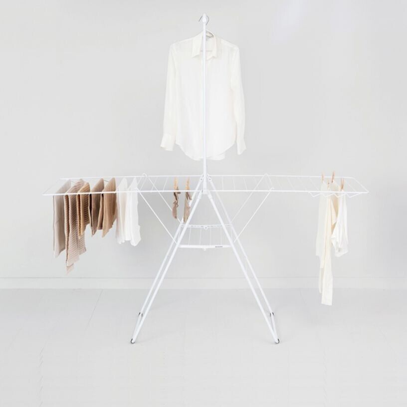 Brabantia HangOn Clothes Drying Rack, with Hanging Rod
