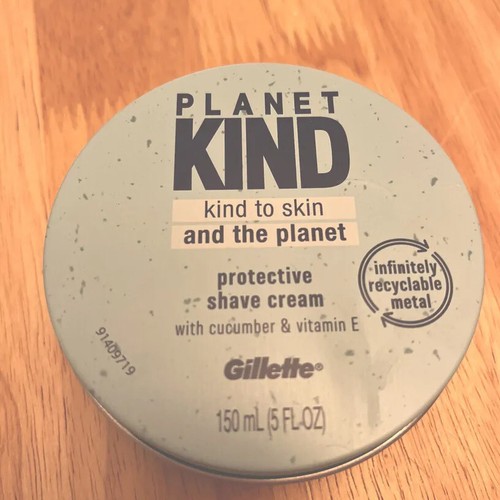 Gillette Shave Cream Cucumber Vitamin E 5 oz Planet Kind Protective