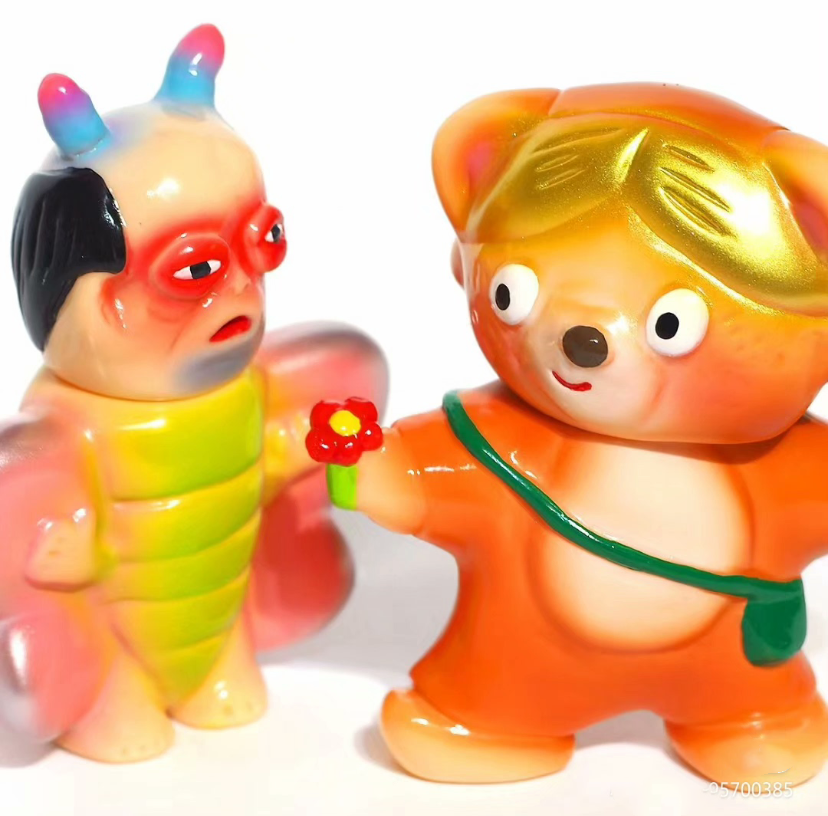デハラユキノリ × LEEEEEE TOY 混沌 ソフビ世界の無秩序状態ソフビ