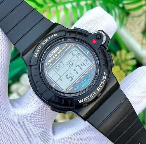 Vintage Casio MAP-100 Digital Map Meter [ 50 M ] Japan Made