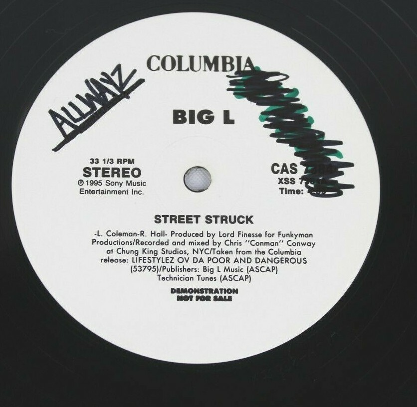 BIG L STREET STRUCK 12インチシングル Big L – Street Struck – Vinyl (12