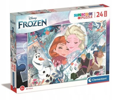 Clementoni Frozen 2 Maxi 24 Piece Jigsaw Puzzle for Kids, 62x42cm, Ce