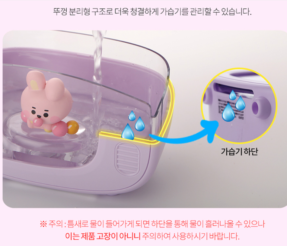 BTS BT21 Baby TV Mood Light Wireless Humidifier By Line Friends x Royche 2021