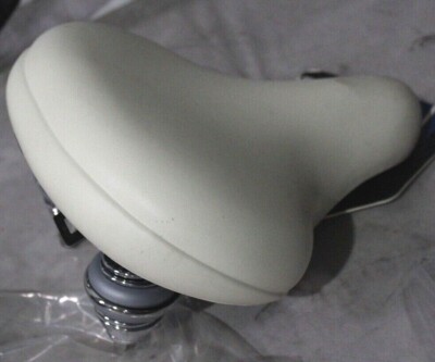 Double Springer Oversize Cushion Comfortable Pad Extra Wide Cruiser Bike Seat