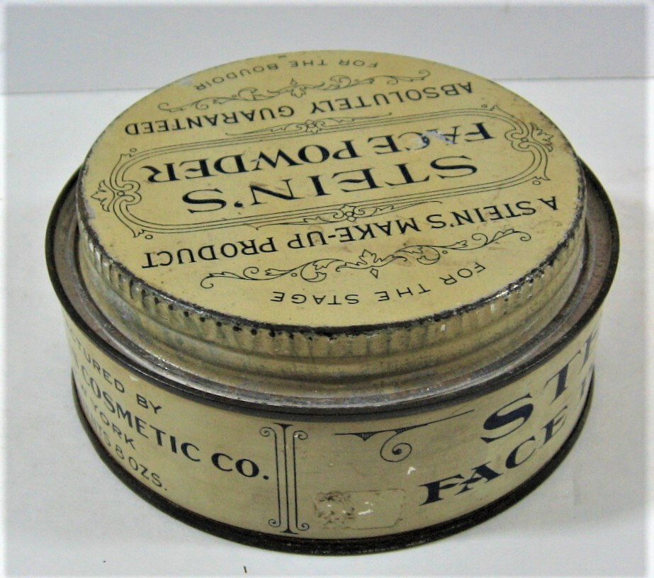 Vintage Stein's Face Powder Make Up Tin For The Boudoir M. Stein Cosmetic Co NY
