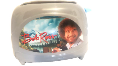 Uncanny Brands Bob Ross Toaster - Toasts Bob's Iconic Face onto Your Toast NIB