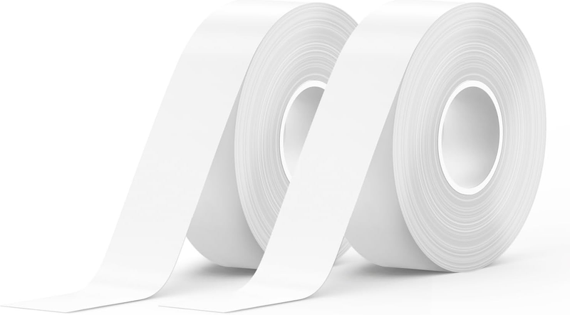 E10 & E11 Label Maker Tape, 15 Mm X 6 M, 2 Rolls, White