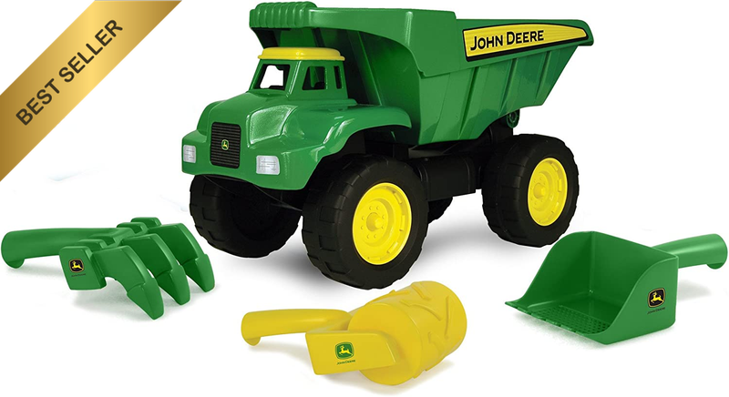 John Deere 38Cm (15") Big Scoop Dump Truck with Sand Tools 46510