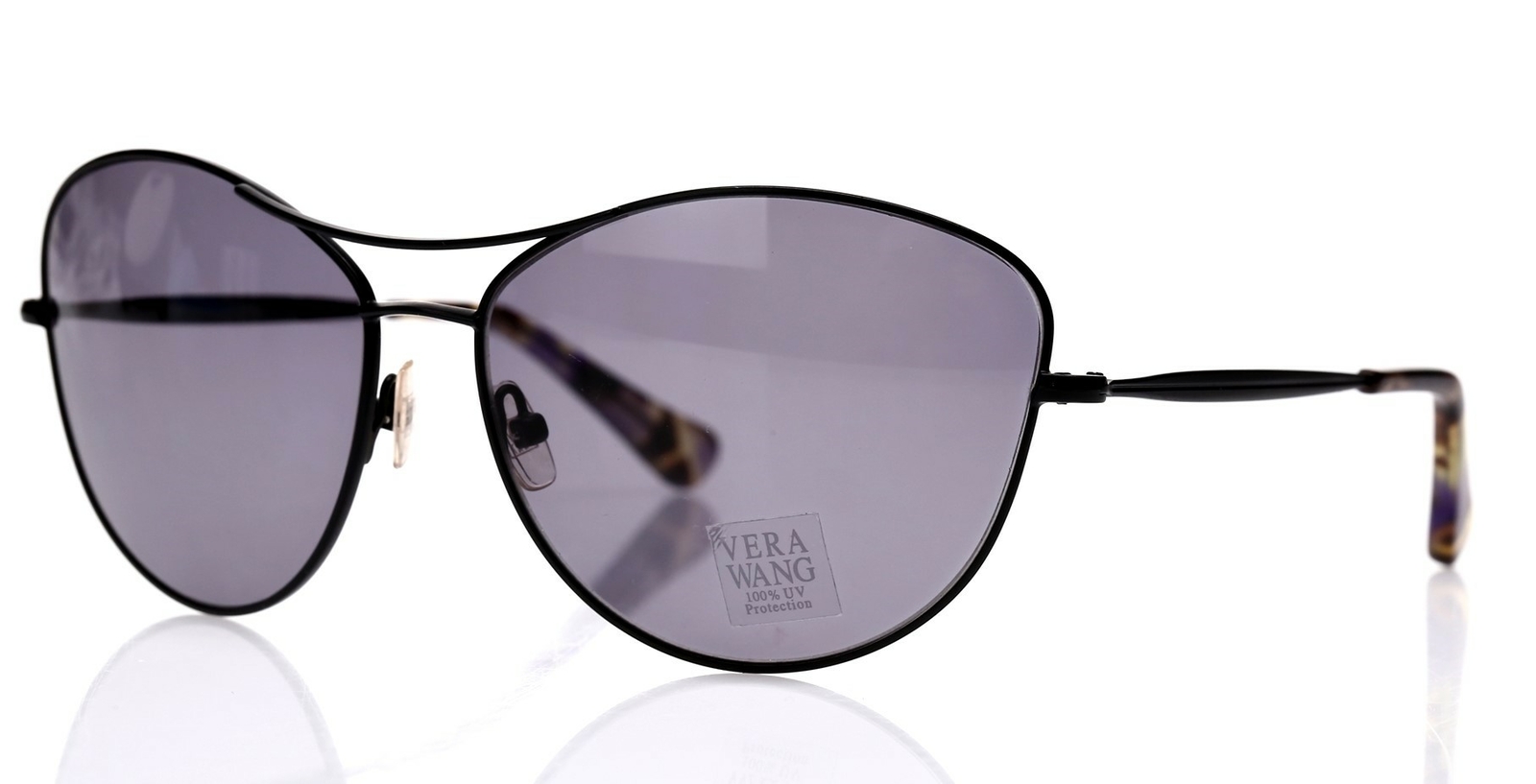 VERA WANG Women's 'Corrine' Butterfly Black Sunglasses 135049