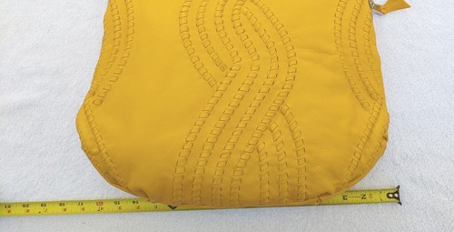 Fenn Wright Manson Women's Leather Yellow Mustard Purse