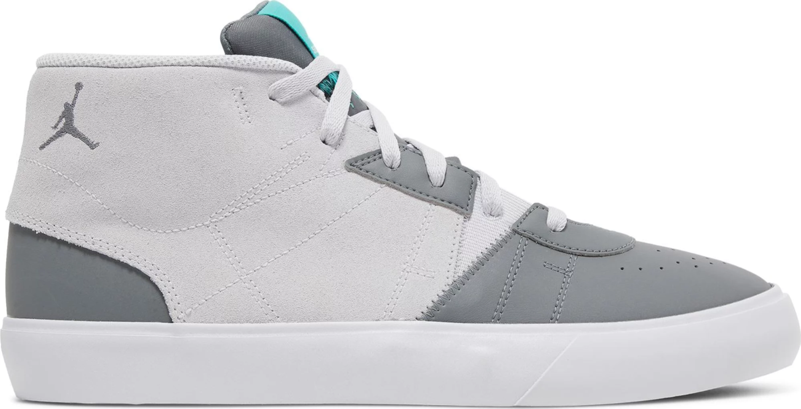 

Мужские кроссовки Nike Air Jordan Series.01 Mid Iris Whisper Grey Teal Blue DA8026-500 9,5, Серый, Jordan Series.01