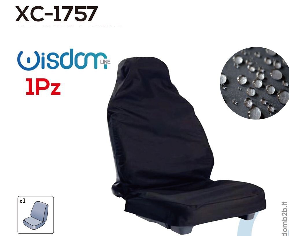 Coprisedile Singolo Schienale Anteriore Universale Auto Impermeabile Xc-1757 wis