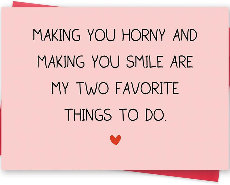 Funny Valentines Day Gifts for Him Her, Valentines Day Card, Sexy Valentine'S Da