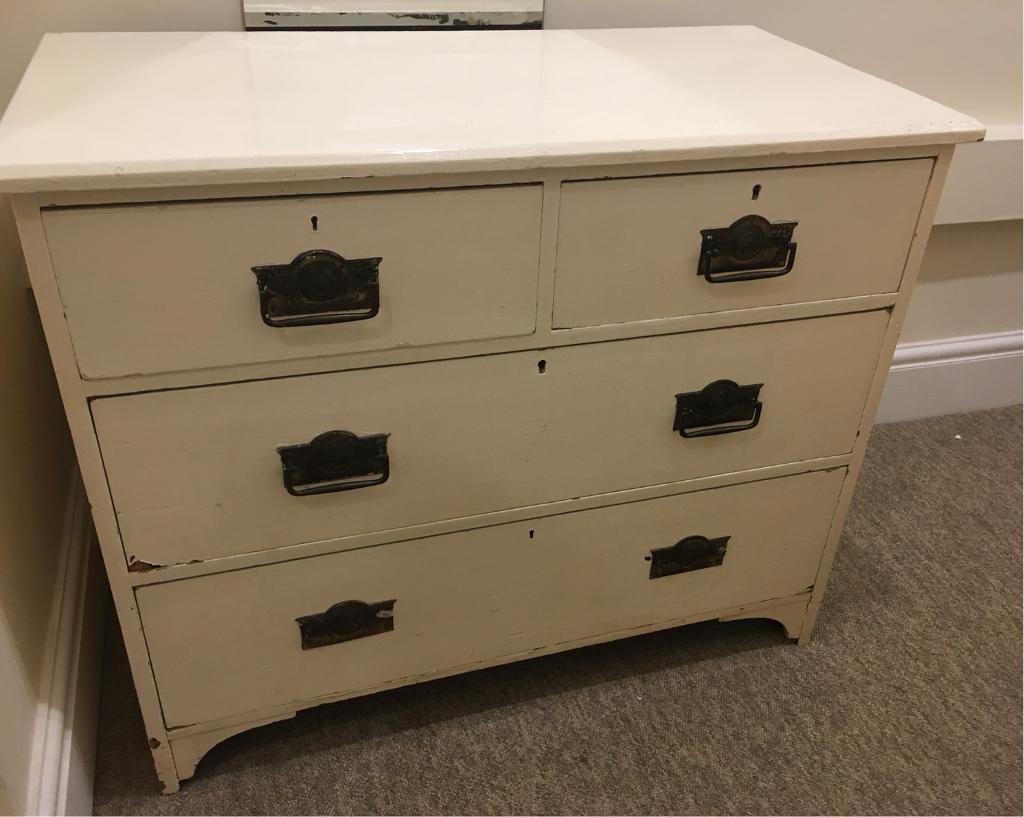 Chest Of Drawers Shabby Chic Cream In Clifton Bristol Gumtree