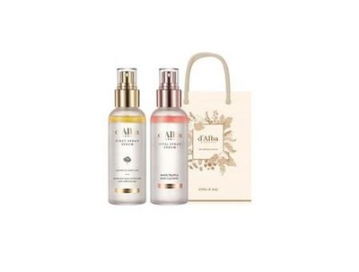 Dalba White Truffle First Spray Serum+ White Truffle Vital Spray Serum+Gift Bag