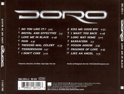 LOVE ME IN BLACK NEW CD