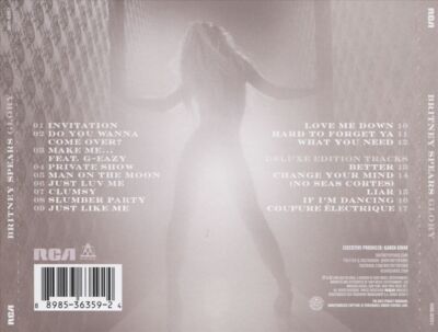 BRITNEY SPEARS - GLORY [DELUXE VERSION] [PA] NEW CD