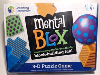 NEW Learning Resources Mental Blox Critical Thinking Game