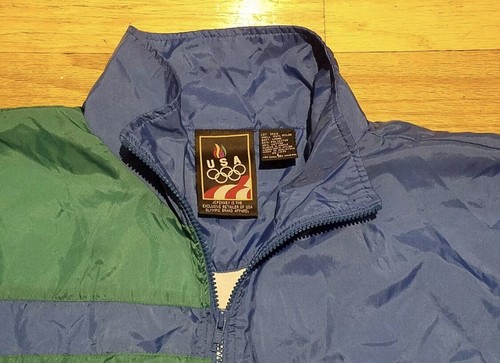 Vintage 1996 USA Olympics Mens sz L Windbreaker Track Jacket