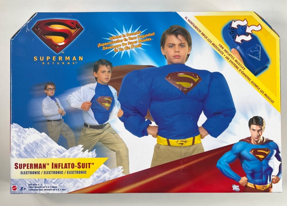 Superman Returns Electronic Inflato-Suit Costume Ages 3-7