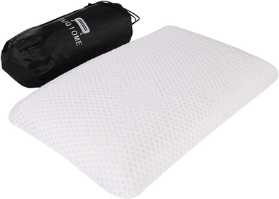 SUQ I OME Latex Pillow for Bed Sleeping, Firm, Thin, Low Profile, for Side, and