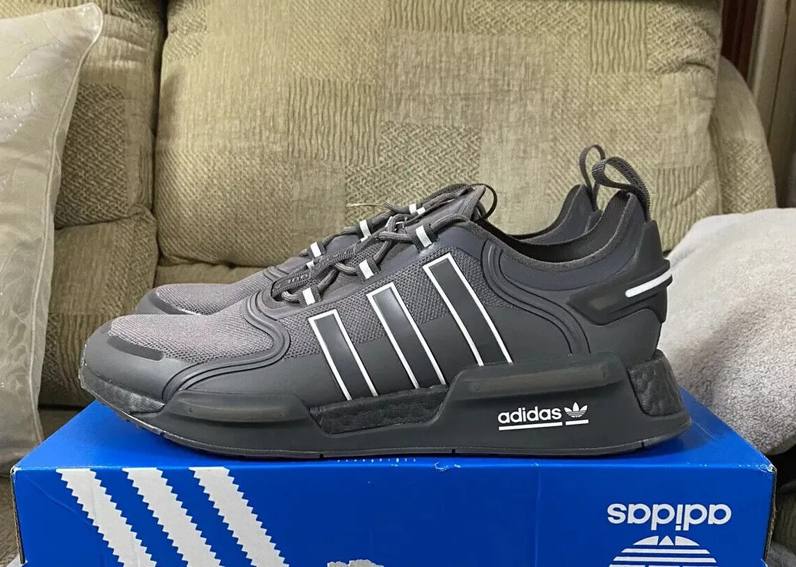 adidas originals レッグウォーマー Adidas Originals Ultra NMD V3 Grey Shoes Men's HQ6636 White