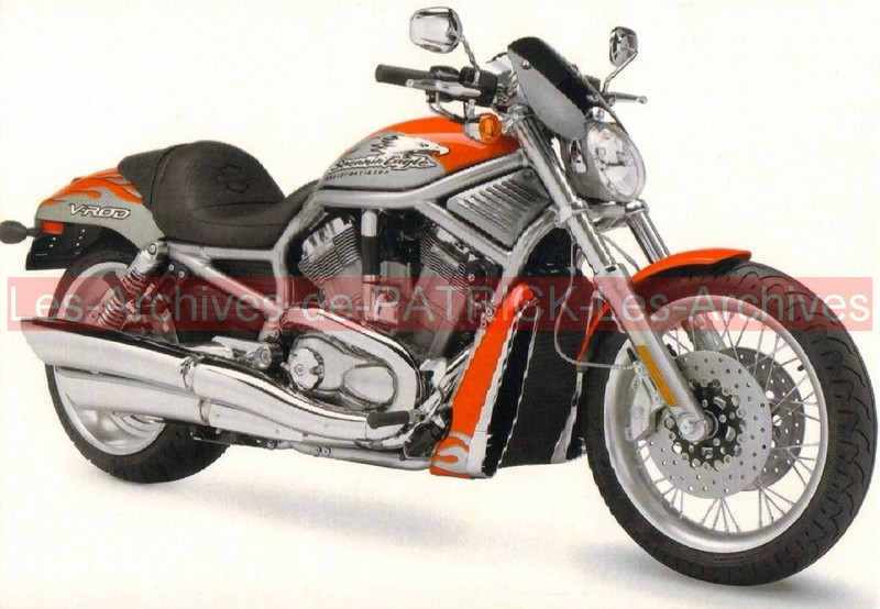 Harley-Davidson 1250 V-Rod Vrscx : Carte Postale Moto Postcard #0327