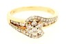 Diamond Cluster Dress Ring 9ct Yellow Gold Fine Statement Wedding Jewellery -3.JPG