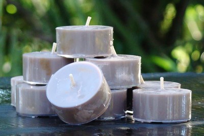 10pk 120hr/pk HOT CROSS BUNS Bakery Fresh Scented NATURAL SOY TEA LIGHT CANDLES