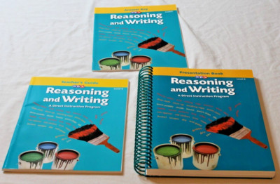 SRA Reasoning and Writing Level E Teacher Materials 3 Book Set Presentation