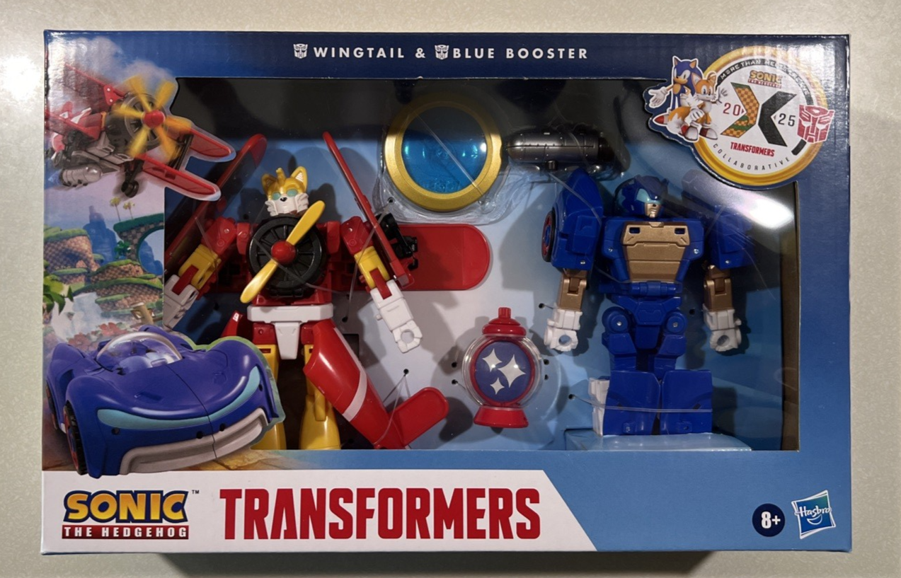 NEW 2025 Sonic x Transformers Collaboration Wingtail & Blue