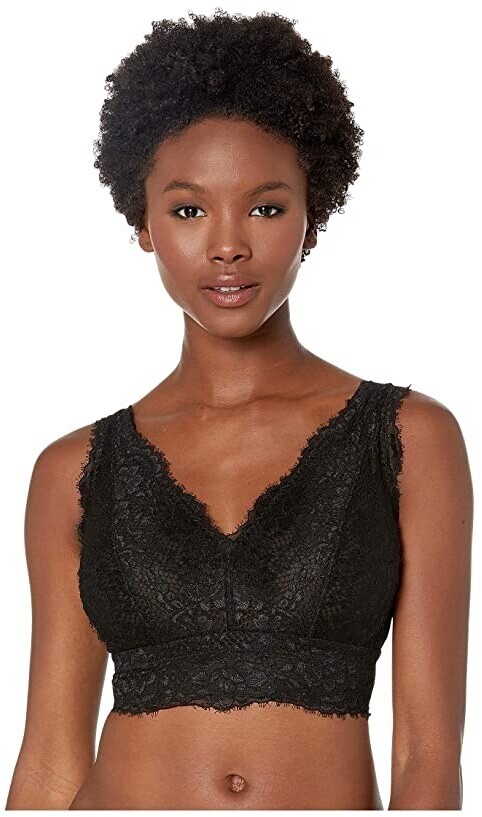 Cosa Bellapreta 267719 Women's Pret Curvy Long Bralette Bra Black Size XL
