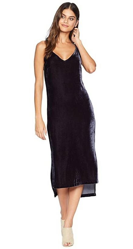 Young Fabulous & Broke 254361 Womens Sleeveless Slip Dress Ink Size X-Small