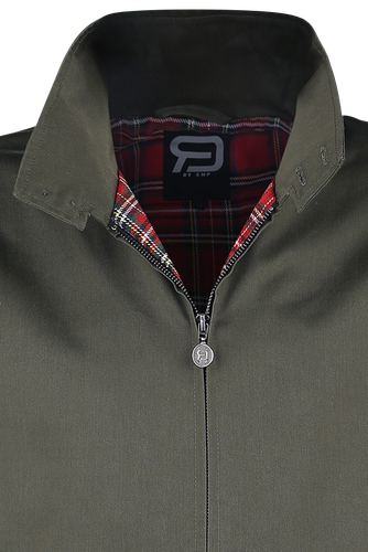RED by EMP Khaki Übergangsjacke mit Stehkragen Männer Übergangsjacke khaki 