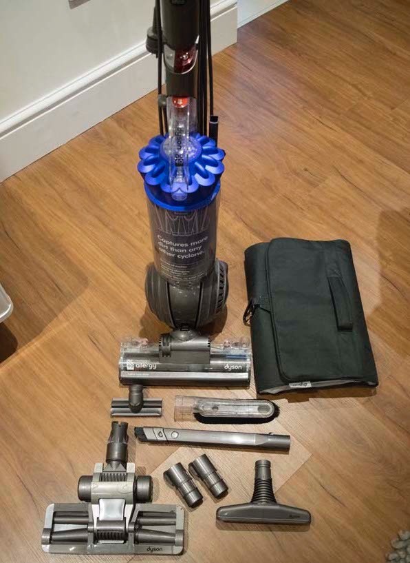 Dyson DC 40 Allergy upright bagless vacuum cleaner and accessories in