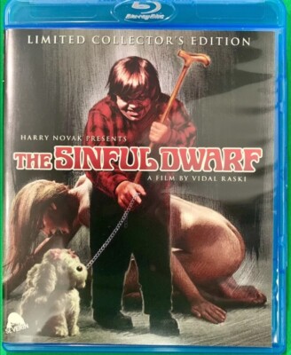 The Sinful Dwarf Blu-ray Severin Limited Collectors Edition Rare OOP New Sealed