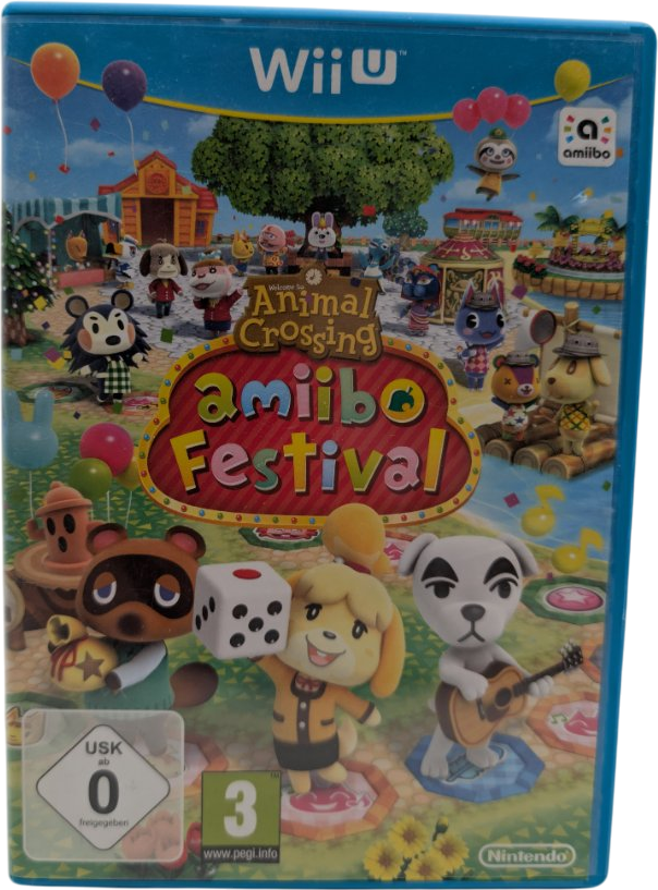 Animal Crossing amiibo Festival Nintendo Wii U Partyspiel OVP Gut