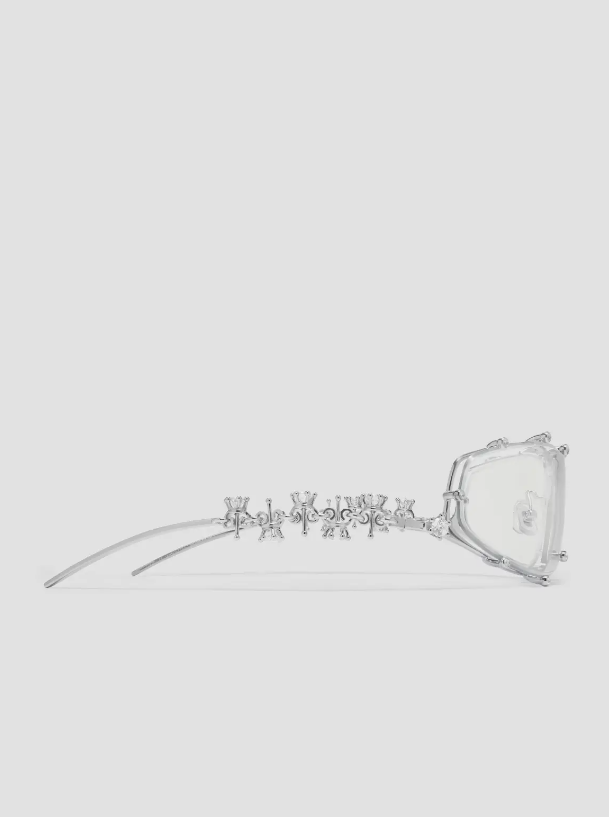 Pre-owned Gentle Monster X D'heygere Tiara 02 Silver / Genuine / Express