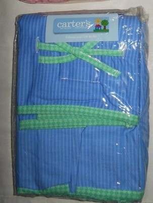 Nip Blue Gingham Carter S Baby Crib Ruffle Skirt New Baby