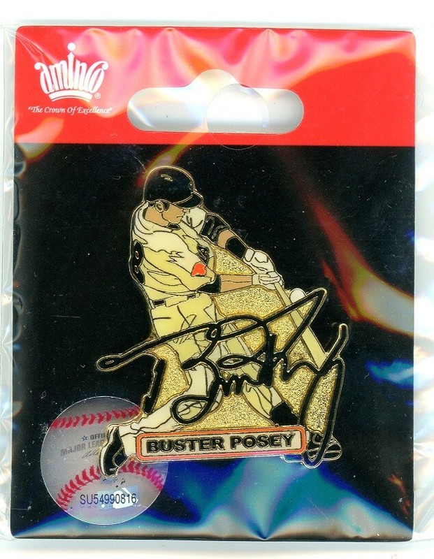 SF Giants Signature Pin Choice pins Posey Cain Wilson Scutaro