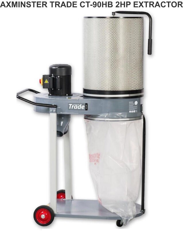 Axminster Dust extractor with fine filter in Tewkesbury