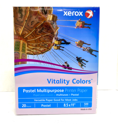 Multi colored clearance printer paper