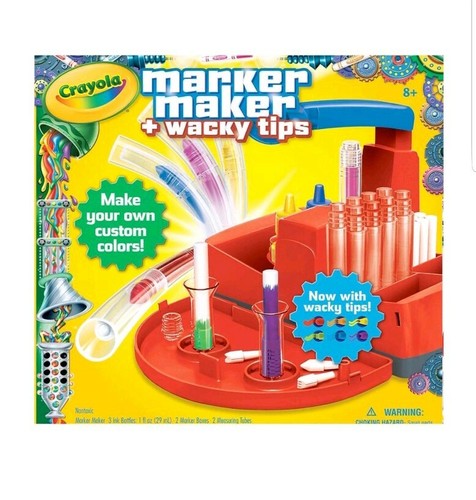 Crayola Marker Maker Make Your Own Custom Colors Now With Wacky Tips Age 8+