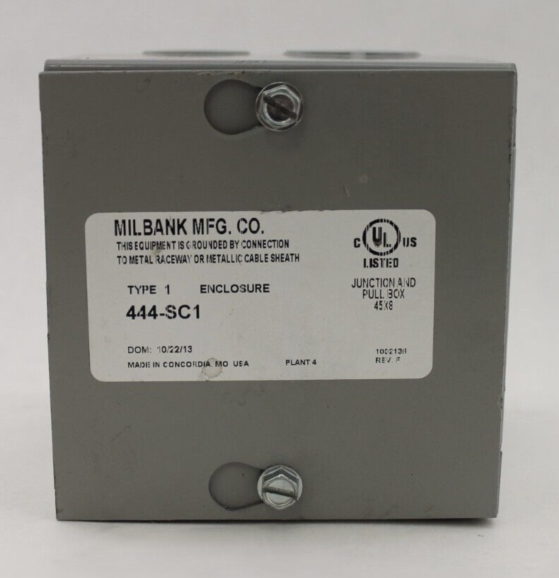 Milbank 444-SC1 Junction and Pull Box