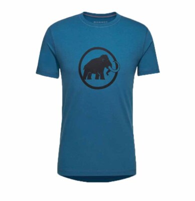 Mammut Core T-Shirt Men's Classic Deep Ice - Fashion Outdoors Climbing Mens Tee