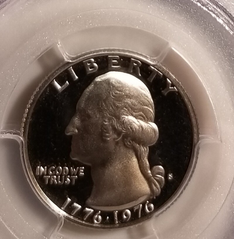 1976 S  CLAD WASHINGTON QUARTER  PCGS PR69DCAM      FREE U.S. SHIPPING